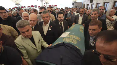 Eski CHP Genel Başkanı Deniz Baykal'ın eşi son yolculuğuna uğurlandı