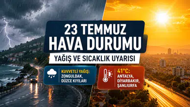 Yağış ve sıcaklık aynı gün etkili