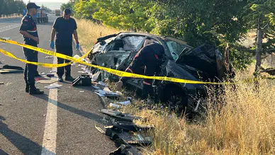 Nevşehir'de devrilen otomobildeki gurbetçi aileden 3 kişi öldü, 1 kişi yaralandı