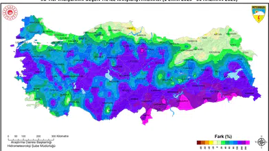 Haziran yağışları yüzde 90 arttı: Marmara normalin yüzde 79 altında