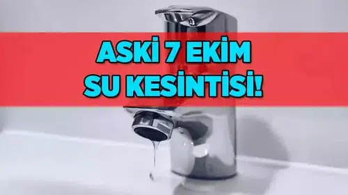 Ankara'da Su Kesintileri Devam Ediyor: 7 Ekim Programı