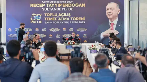 Cumhurbaşkanı Erdoğan Sultanbeyli'de 50 Projeyi Açacak