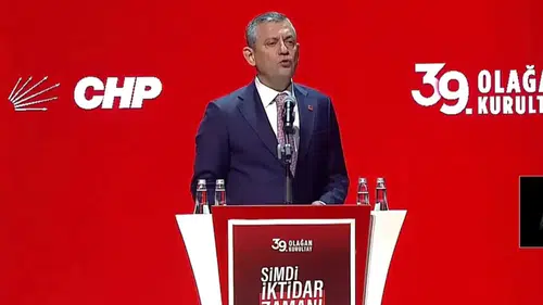 CHP 39. Olağan Kurultayı: Özgür Özel, "Artık İktidar Zamanıdır"