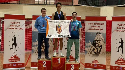 İnegöl Belediyesporlu Sporcu Emre Doğan Türkiye Şampiyonu Oldu