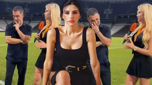 Ukraynalı muhabirden gözlerini kaçırmıştı! Aslıhan Doğan'dan eşi Arda Turan'ın o haline şaşırtan yorum