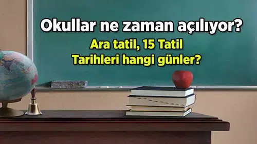 2025-2026 Eğitim Öğretim Yılı İçin Geri Sayım Başladı: Okullar Ne Zaman Açılıyor?