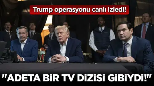 Trump’tan Maduro Operasyonu Hakkında Açıklama: “Adeta Bir TV Dizisi Gibi İzledim!”