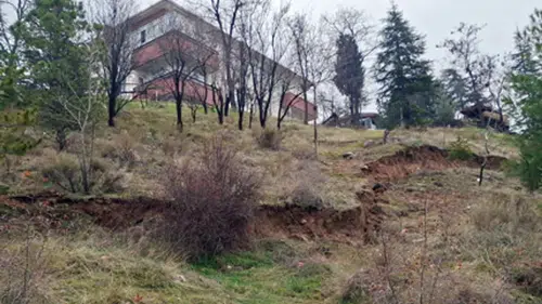 Beypazarı'nda Heyelan Olayı Gerçekleşti