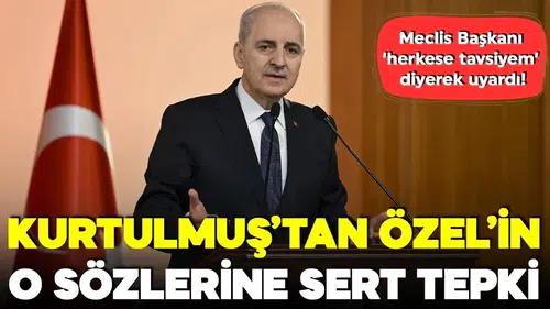 Numan Kurtulmuş'tan Özgür Özel'in Sözlerine Sert Tepki
