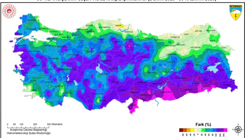 Haziran yağışları yüzde 90 arttı: Marmara normalin yüzde 79 altında