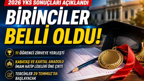 2026 YKS birincileri belli oldu: 11 öğrenci zirvede