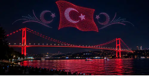 İstanbul’da 1500 dronlu gösteri