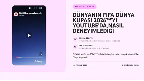 Dünya Kupası YouTube’da rekor kırdı