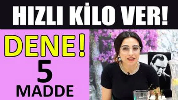 Hızlı Zayıflamak İçin 5 Madde | Ezber Bozan Diyetler - Diyetisyen Rabia Aslan