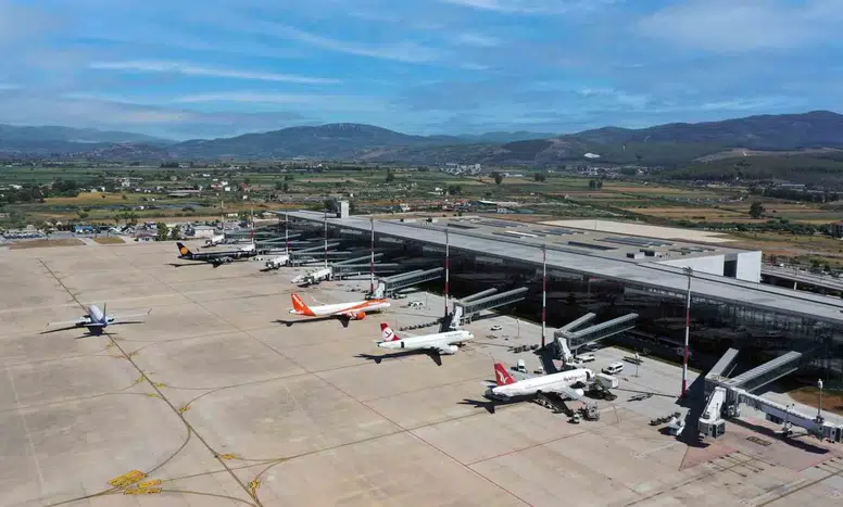 Milas-Bodrum Havalimanı 10 Ayda 4 Milyon Yolcuya Hizmet Verdi