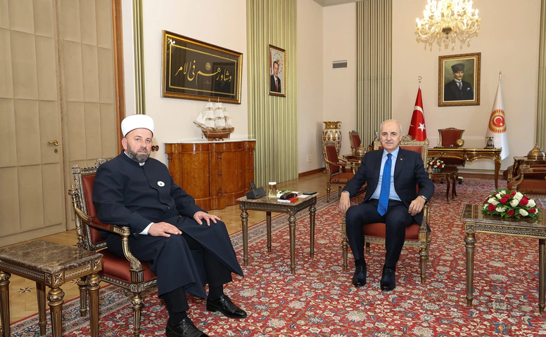 TBMM Başkanı Kurtulmuş, Fejzic’i makamında ağırladı