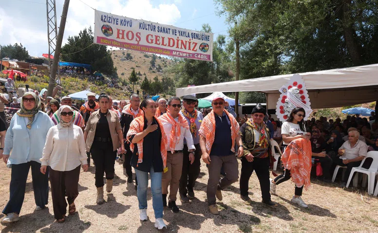 Aziziye Yayla Şenliği Burdur’da coşkulu geçti