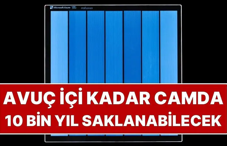 Veriler Avuç İçi Kadar Cam Parçasında 10 Bin Yıl Nasıl Saklanabilir?