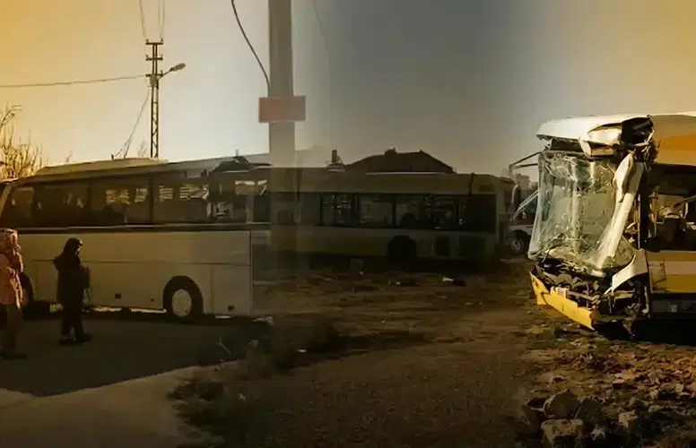 Konya'da öğrenci servisi ile belediye otobüsü çarpıştı, çok sayıda yaralı var mı?