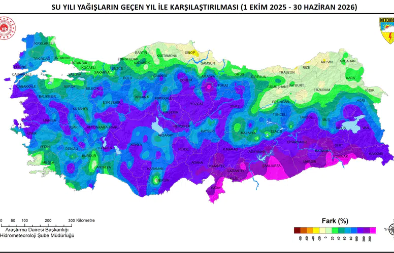 Haziran yağışları yüzde 90 arttı: Marmara normalin yüzde 79 altında