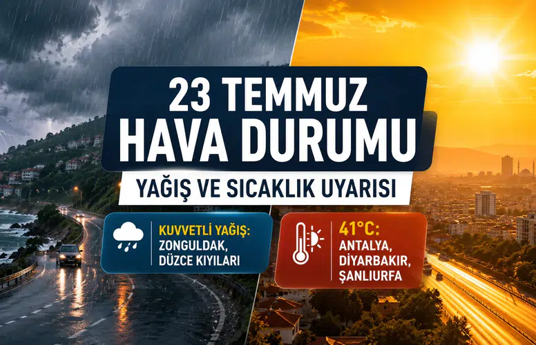 Yağış ve sıcaklık aynı gün etkili