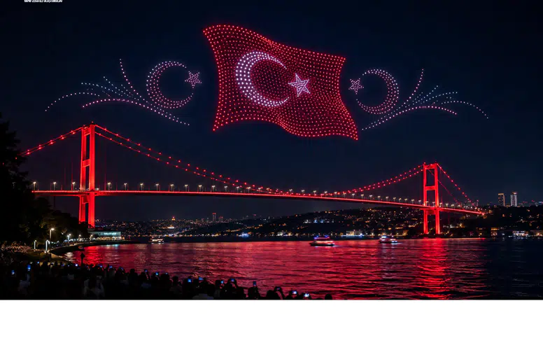 İstanbul’da 1500 dronlu gösteri