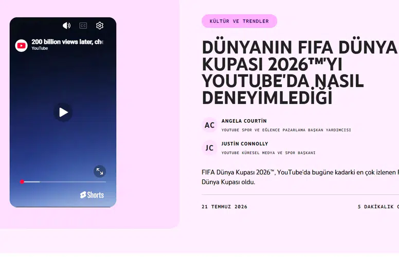 Dünya Kupası YouTube’da rekor kırdı